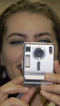 Partial Photo of Woman taking a picture